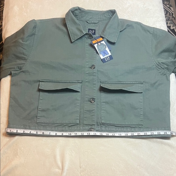 GAP Utility Jacket in Sage Green - Picture 6 of 9